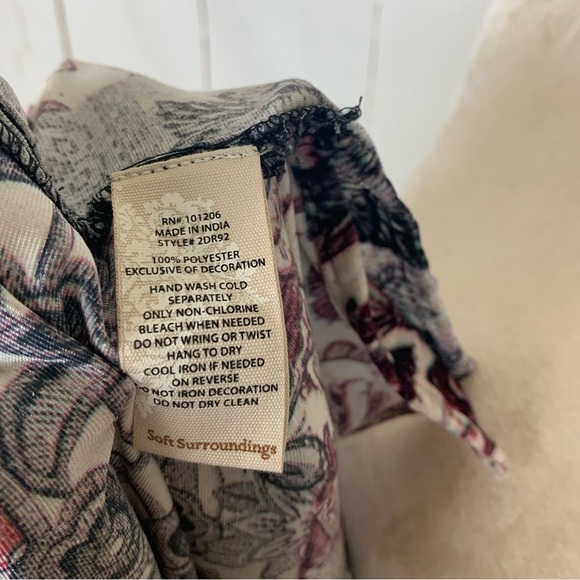 Soft Surroundings Venetian Velvet tunic Top - Picture 12 of 12